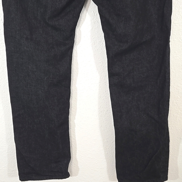 Express Men's Black Rocco Slim Fit Straight Leg Jeans Denim, size 32 x 32 - Picture 7 of 9